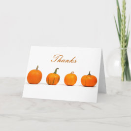 Cartes Pour Fêtes Annuelles Citrouille moderne simple donnerMerci Thanksgiving