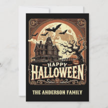 Citrouilles de maison hantée Halloween épouvantabl