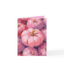 Citrouilles Pastel Rose Halloween