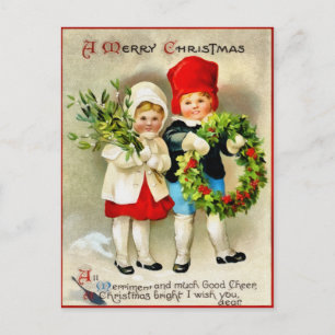 Cartes Pour Fêtes Annuelles Clapsaddle Christmas Postcard