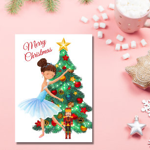 Cartes Pour Fêtes Annuelles Clara Ballerina Christmas Ballet