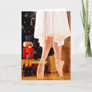 Cartes Pour Fêtes Annuelles Clara et le casse-noix