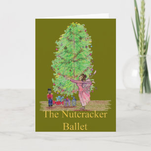 Cartes Pour Fêtes Annuelles Clara et les cadeaux de casse-noix