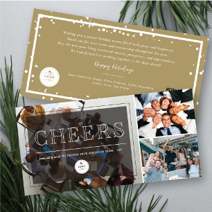 Cartes Pour Fêtes Annuelles ClasBig Cheers Entreprise Photo moderne