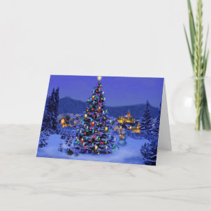 Cartes Pour Fêtes Annuelles Classique, belle image vintage de Noël