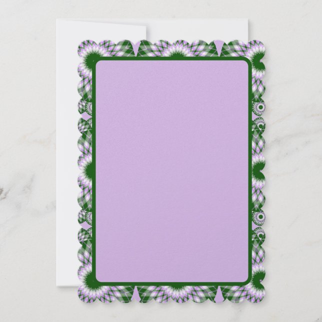 Cartes Pour Fêtes Annuelles Clover Fields Kaleidoscope (Devant)