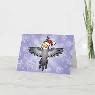 Cartes Pour Fêtes Annuelles Cockatiel de Noël
