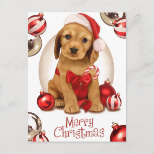 Cartes Pour Fêtes Annuelles Cocker Spaniel Christmas