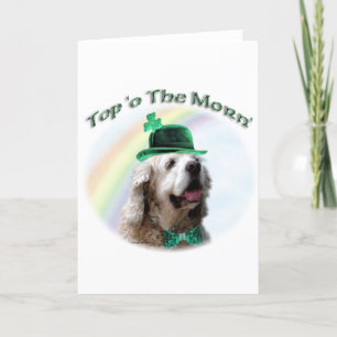 Cartes Pour Fêtes Annuelles Cocker Spaniel Top of the Morn'; St. Patrick's day