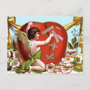 Cartes Pour Fêtes Annuelles Coeur brisé mignon