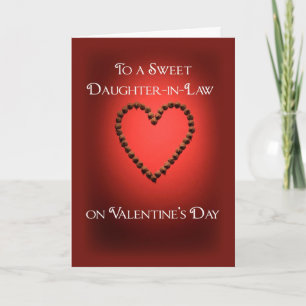 Cartes Pour Fêtes Annuelles Coeur de chocolat de Valentine de 3559