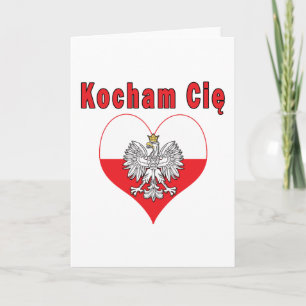 Cartes Pour Fêtes Annuelles Coeur de Kocham cie Eagle