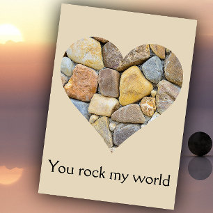 Cartes Pour Fêtes Annuelles Coeur des Roches Valentine