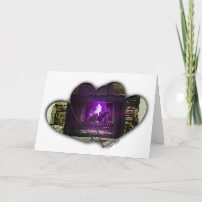 Cartes Pour Fêtes Annuelles Coeur et coeur (Devant)