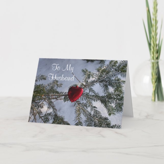 Cartes Pour Fêtes Annuelles Coeur pour Mari's Valentine Salutation voiture de  (Devant)