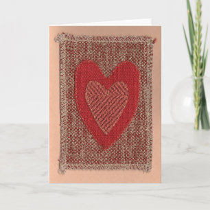 Cartes Pour Fêtes Annuelles Coeur rouge