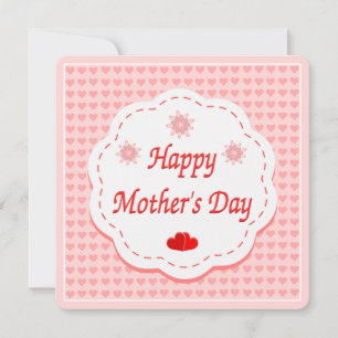 Cartes Pour Fêtes Annuelles Cœurs d'amour fête des mères