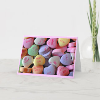 Cartes Pour Fêtes Annuelles Coeurs de bonbons pour la Saint-Valentin