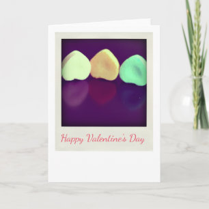 Cartes Pour Fêtes Annuelles Coeurs de bonbons Salutation
