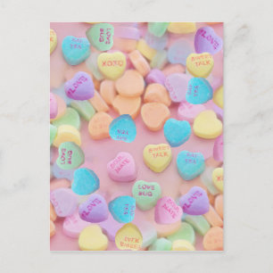 Cartes Pour Fêtes Annuelles coeurs de bonbons valentines