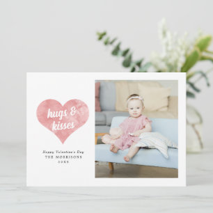 Cartes Pour Fêtes Annuelles Coeurs de peintures roses Photo de la Saint-Valent