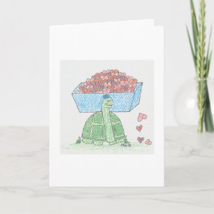 Cartes Pour Fêtes Annuelles Coeurs de tortue