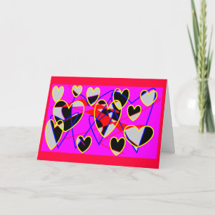 Cartes Pour Fêtes Annuelles Coeurs épineux