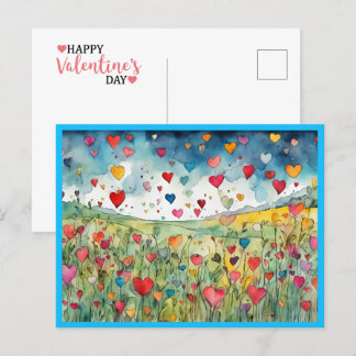 Cartes Pour Fêtes Annuelles Coeurs Heureuses Saintes-Valentin