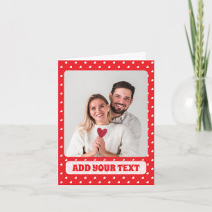 Cartes Pour Fêtes Annuelles Cœurs Joyuse Saint-Valentin Moderne Motif D'Amour
