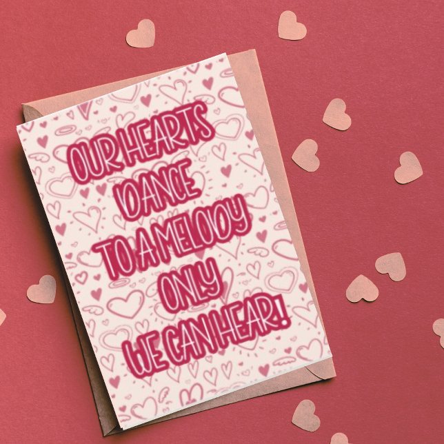 Cartes Pour Fêtes Annuelles Coeurs mignons Couple Love Saint Valentin (Buy or Download Now!)