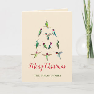 Cartes Pour Fêtes Annuelles Colibri nord-américain personnalisé