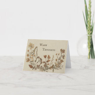 Cartes Pour Fêtes Annuelles Collage de fleurs vintages