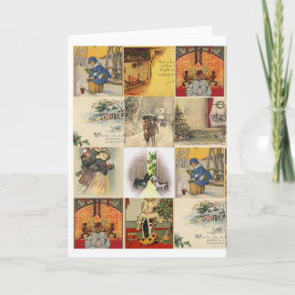 Cartes Pour Fêtes Annuelles Collage de Noël