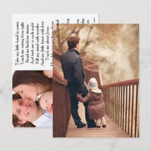 Cartes Pour Fêtes Annuelles Collage de photos personnalisé Première fête des p