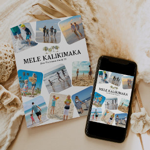 Cartes Pour Fêtes Annuelles Collage photo de Mele Kalikimaka