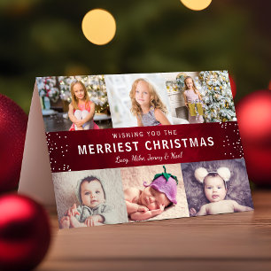 Cartes Pour Fêtes Annuelles Collage photo de Noël des plus jolies