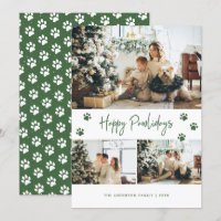 Collage photo Empreinte de patte vert Joyeux Pawli