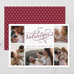 Cartes Pour Fêtes Annuelles Collage photo Heureuse Sainte-Valentin