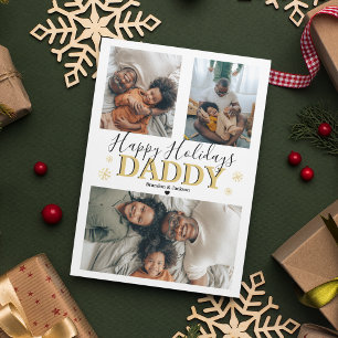 Cartes Pour Fêtes Annuelles Collage photo moderne 3   Noël