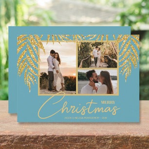 Cartes Pour Fêtes Annuelles Collage photo multi-tropicale Noël