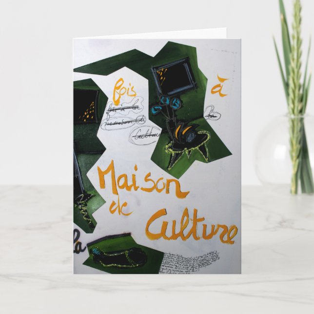 Cartes Pour Fêtes Annuelles Collages Bruyants Livre de l'artiste Culture Maiso (Devant)