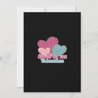 Cartes Pour Fêtes Annuelles Collé à toi Saint-Valentin drôle Cactus Mignon Des