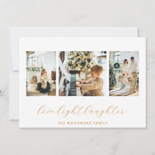 Cartes Pour Fêtes Annuelles Collection de photos de famille moderne Noël