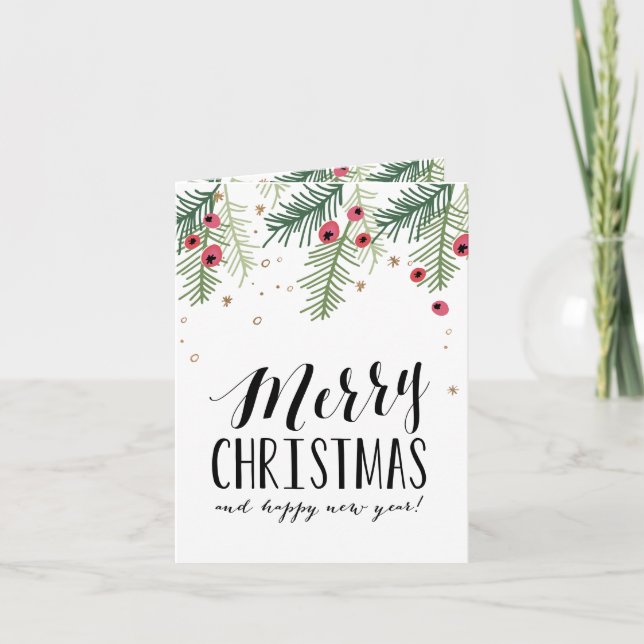 Cartes Pour Fêtes Annuelles Collection Merry Berry (Devant)