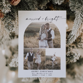 Cartes Pour Fêtes Annuelles Collection photo moderne Boho Arch Noël de mariée