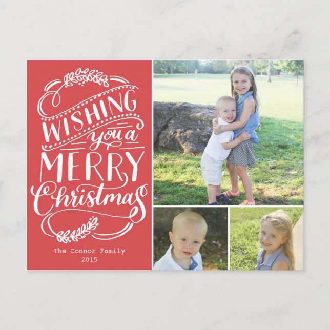 Cartes Pour Fêtes Annuelles Collection voeux de Noël (Devant)