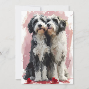 Cartes Pour Fêtes Annuelles Colley barbu Saint-Valentin