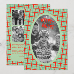 Cartes Pour Fêtes Annuelles Collezione di foto personalizzate in vichy écossai