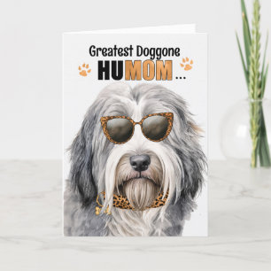 Cartes Pour Fêtes Annuelles Collie Dog meilleur HuMOM Jour des Mères