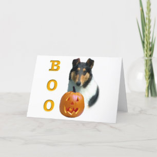 Cartes Pour Fêtes Annuelles Collie (lisse) Boo